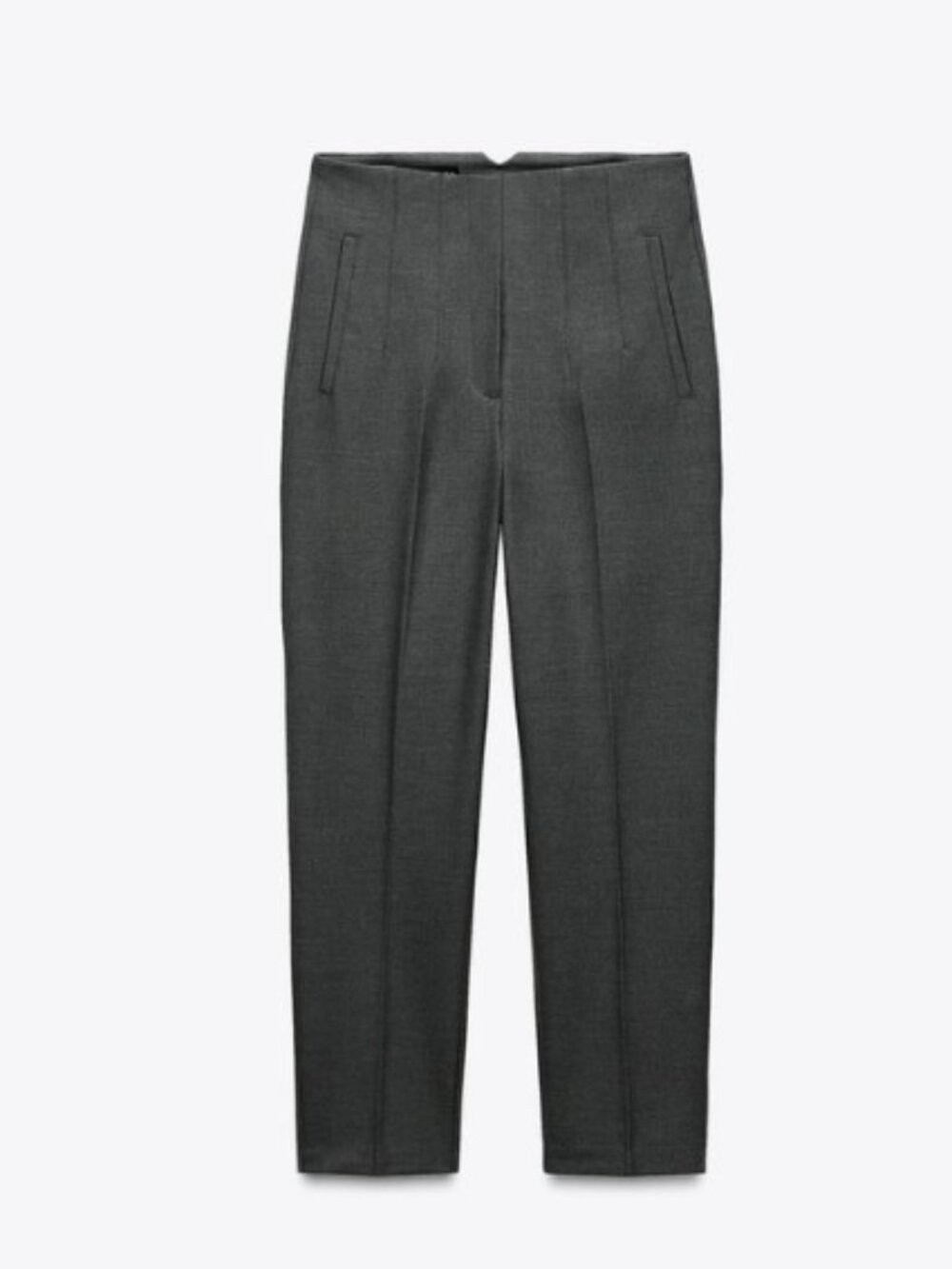 Zara Grey High Waisted Pants